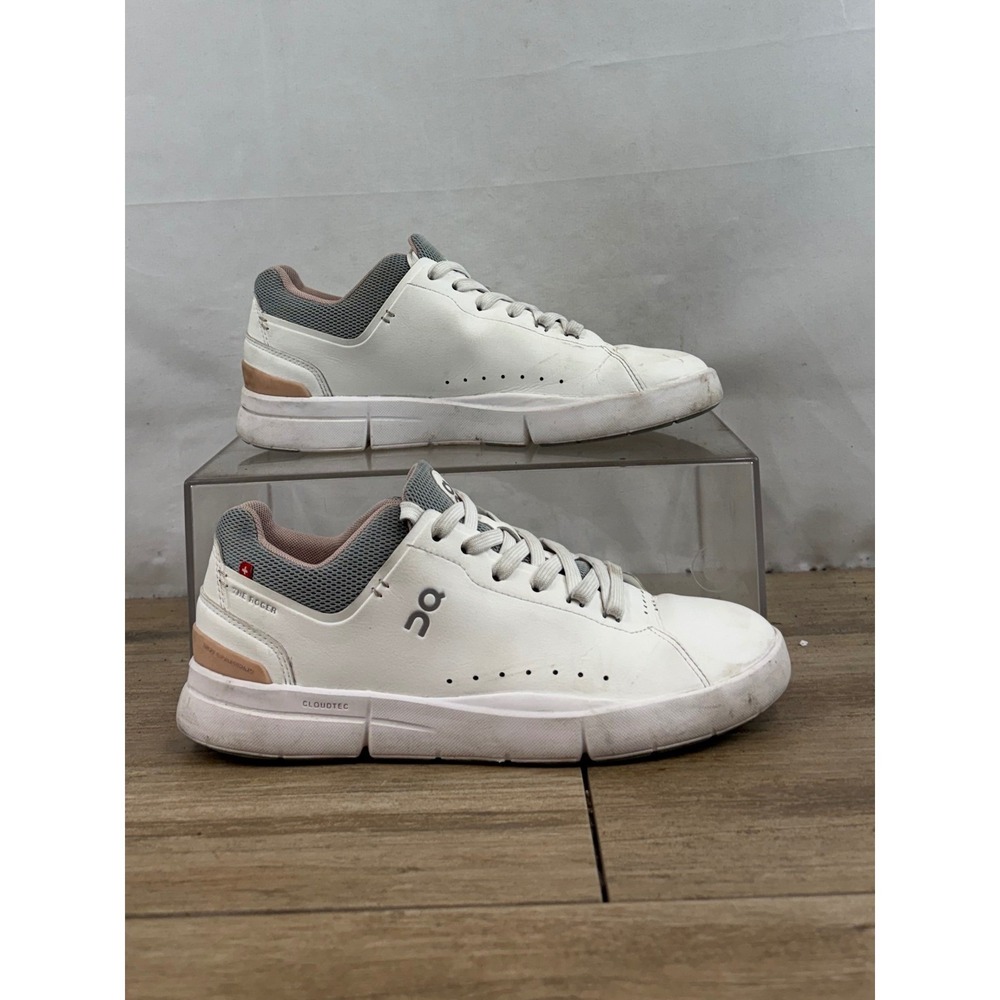On Running Cloudswift Womens White Grey Pink Athletic Shoes Sneakers USW 8.5
